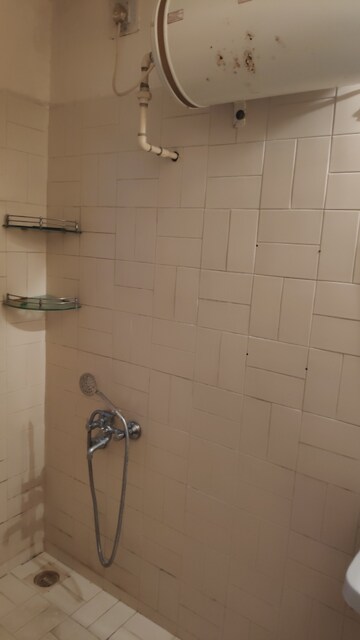 Bathroom in 1 BHK Apartment at Shahenshah CHS, Koregaon Park – for Rent
