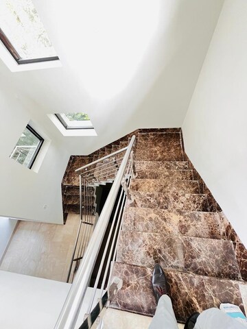 Staircase in 3 BHK Apartment at Amrapali Silicon City, Sector 76 – for Rent
