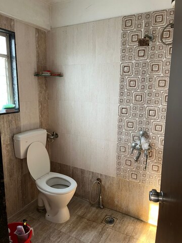 Bathroom in 2 BHK Apartment at Aple Ghar, Kharadi – for Rent