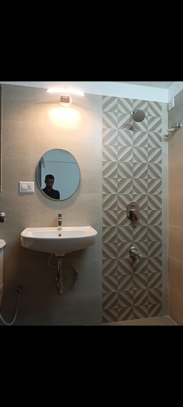 Bathroom in 3 BHK Apartment at Adani Elysium, Near Vaishno Devi Circle On Sg Highway – for Rent