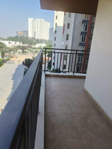 Balcony in 3 BHK Apartment at Poulomi Avante, Kokapet – for Rent