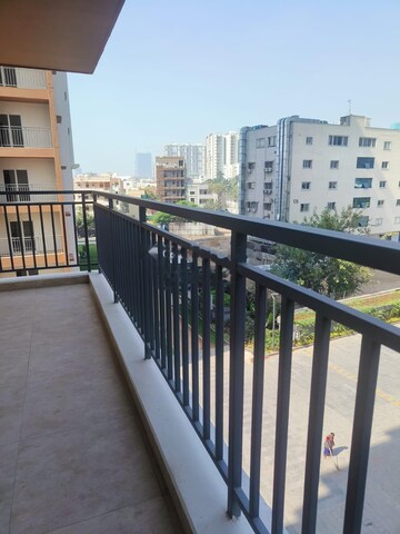 Balcony in 3 BHK Apartment at Poulomi Avante, Kokapet – for Rent