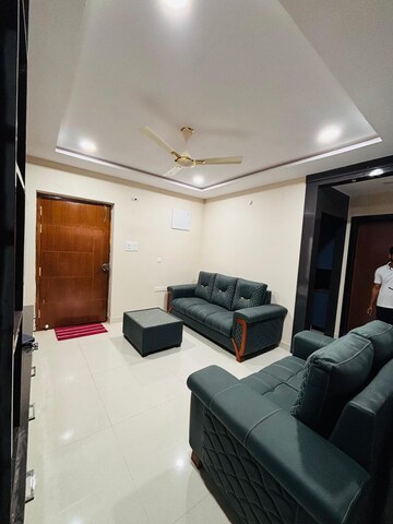 Living Room in 3 BHK Apartment at Raghavendra Arcade, Kondapur – for Rent