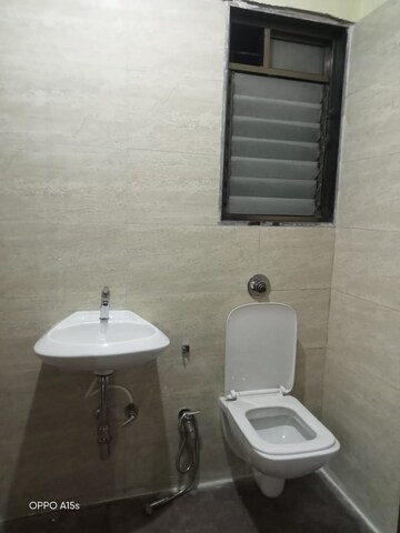Bathroom in 1 BHK Apartment at MJ Shah Centrio, Govandi – for Rent