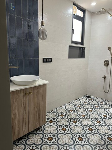 Bathroom in 3 BHK Apartment at Nahar Amrit Shakti Yvonne, Chandivali – for Sale