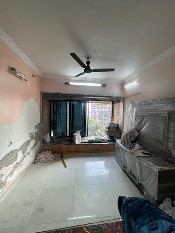 Living Room in 2.5 BHK Apartment at Awesome Heights, Andheri East – for Rent