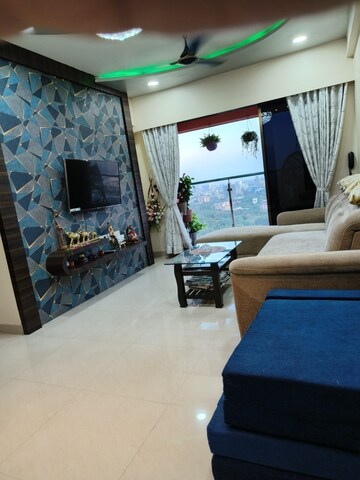 Living Room in 2 BHK Apartment at Akanksha Pioneer, Vartak Nagar – for Sale