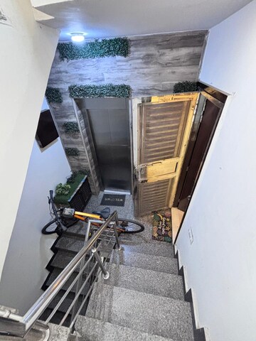 Staircase in 2 BHK Builder Floor at Ramesh Nagar – for Sale