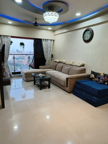 Living Room in 2 BHK Apartment at Eternity Mall, Thane West – for Sale