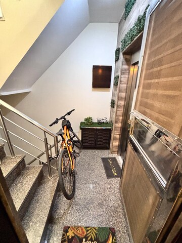 Staircase in 2 BHK Builder Floor at Ramesh Nagar – for Sale