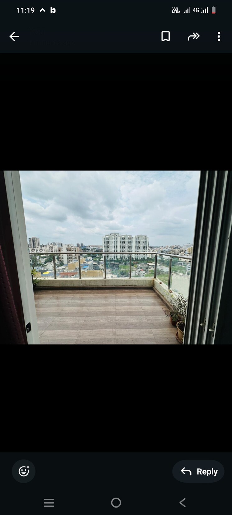 Balcony, kolte-patil-western-avenue 3 Bedroom 1400 Sq.Ft. Apartment In Wakad Pune 8195446