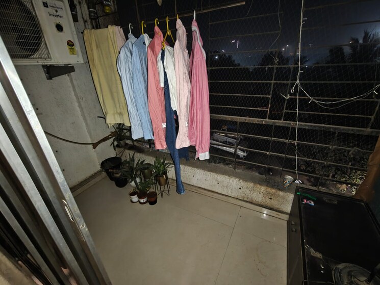 Balcony, shanti-blessings 2 Bedroom 1000 Sq.Ft. Apartment In Ghansoli Navi Mumbai 8195637