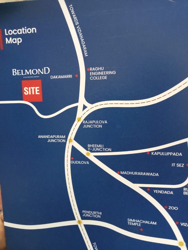 Map Location, tagarapuvalasa  200 Sq.Yd. Plot In Tagarapuvalasa Vizag 8195730