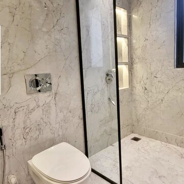 Bathroom in 4 BHK Apartment at DLF The Belvedere Park, Sector 24 – for Rent