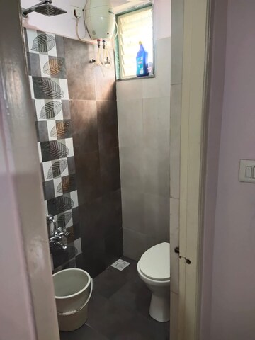 Bathroom in 2 BHK Apartment at Panchshlok Residency, Chandkheda – for Rent