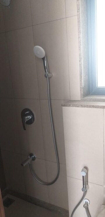 Bathroom in 3 BHK Apartment at Shapoorji Pallonji Vicinia, Powai – for Rent