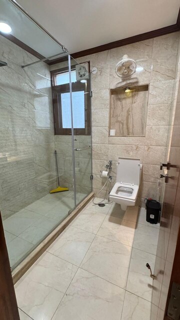 Bathroom in 3 BHK Apartment at Malcha Marg – for Rent