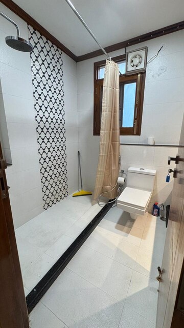 Bathroom in 3 BHK Apartment at Malcha Marg – for Rent