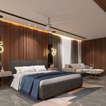 Bedroom in 4 BHK Apartment at DLF Belvedere Towers, Sector 24 – for Rent
