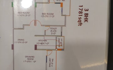 3 BHK Apartment For Sale in Ratan Galaxy, Vrindavan Yojna