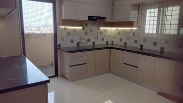 Kitchen in 3 BHK Apartment at Lansum Eden Gardens, Kondapur – for Rent