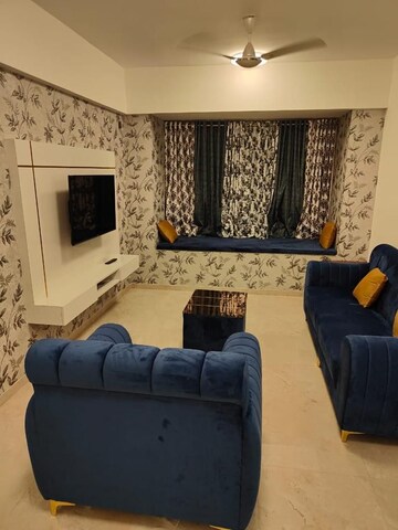Living Room in 2 BHK Apartment at LMS Finswell Woods, Viman Nagar – for Rent