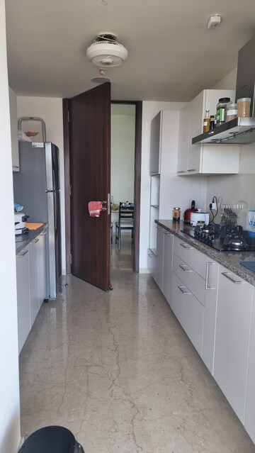 Kitchen in 4 BHK Apartment at Rustomjee Crown, Prabhadevi – for Rent