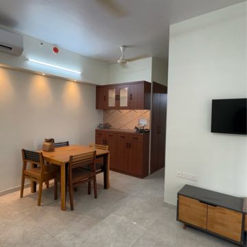 Kitchen in 2 BHK Apartment at Lodha Amara, Sandoz Baug – for Rent