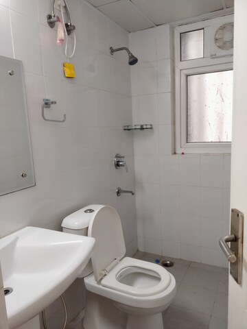 Bathroom in 3 BHK Apartment at Dhoot Time Residency, Sector 63 – for Rent