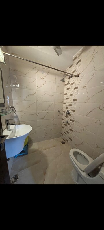 Bathroom in 2 BHK Builder Floor at Greater Kailash I – for Rent
