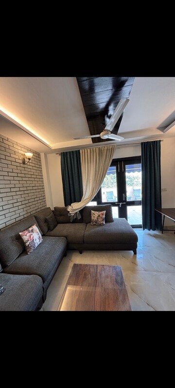 Living Room in 2 BHK Builder Floor at Greater Kailash – for Rent