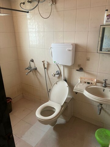 Bathroom in 3 BHK Apartment at Lunkad Goldcoast, Viman Nagar – for Rent