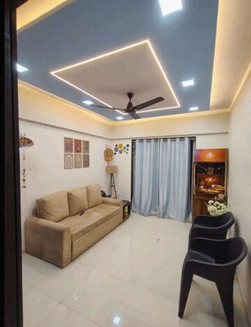 Living Room in 1 BHK Apartment at Rosa Classique, Kasarvadavali – for Rent