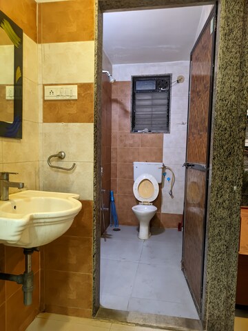 Bathroom in 2 BHK Apartment at Seawoods – for Sale