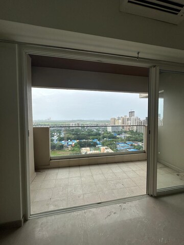 Balcony in 3 BHK Apartment at Kalpataru Radiance, Goregaon West – for Rent