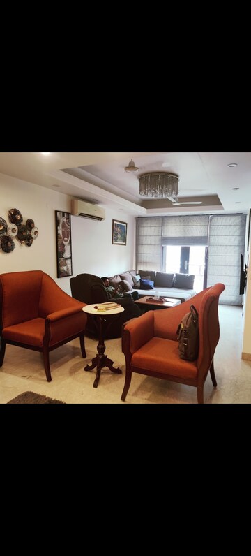 Living Room in 3 BHK Builder Floor at East Of Kailash – for Rent