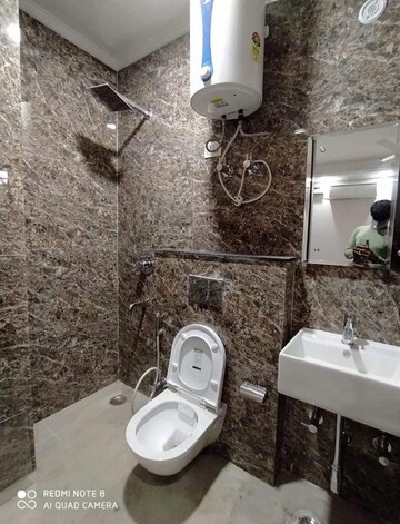 Bathroom in 3 BHK Apartment at Saket – for Rent