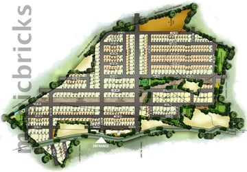 Plot – Map Location View at MRR Horizon, Mysore Road - for Sale