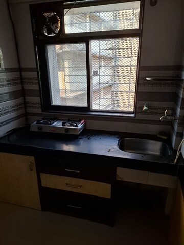 Kitchen in 1 RK Apartment at Suryoday CHS Dahisar, Dahisar East – for Rent