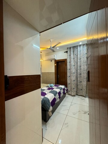Kitchen in 3 BHK Builder Floor at Motia Blue Ridge, Dhakoli Village – for Rent