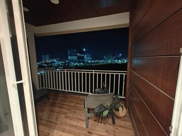 Balcony in 4 BHK Apartment at Pacifica Hillcrest Phase 1, Gachibowli – for Sale