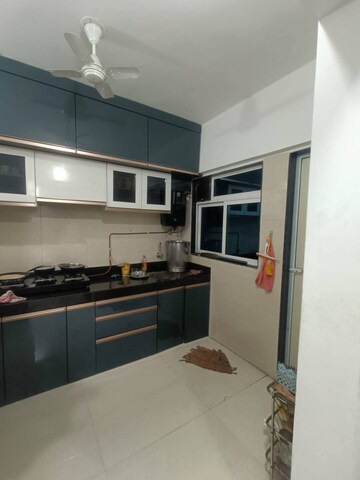 Kitchen in 3 BHK Apartment at Hiranandani Meridian, Manpada – for Rent