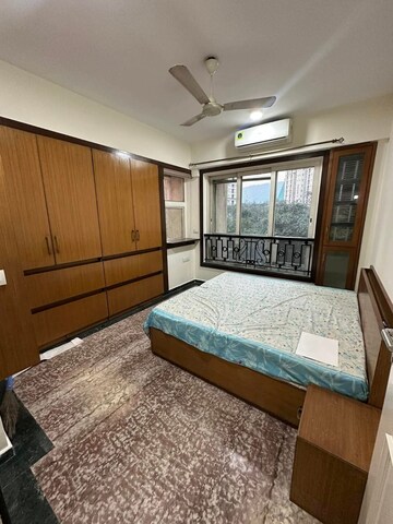 Bedroom in 3 BHK Apartment at Hiranandani Meridian, Manpada – for Rent
