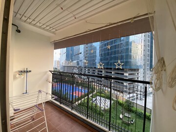 Balcony in 4 BHK Apartment at Prestige High Fields, Gachibowli – for Rent