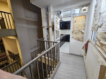 Staircase in 3 BHK Apartment at Wave Executive Floors, Wave City – for Rent
