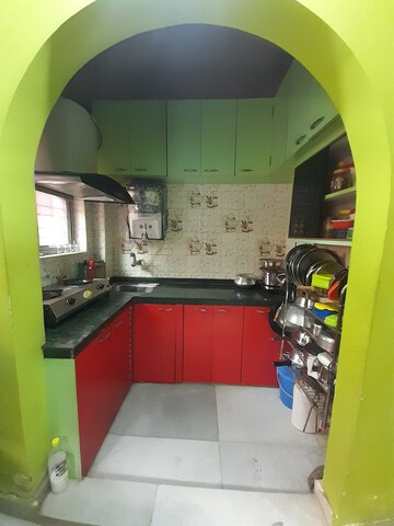 Kitchen in 2 BHK Builder Floor at Behala Chowrasta – for Sale