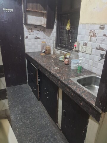Kitchen in 1 BHK Builder Floor at Rohini Sector 6 – for Rent