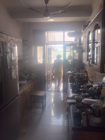 Kitchen in 2 BHK Apartment at Dhakoli Village – for Rent