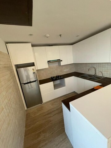 Kitchen in 3 BHK Apartment at Godrej Woods, Sector 43 – for Rent