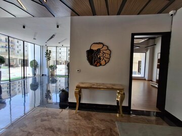 Living Room in 3 BHK Apartment at Hermitage Centralis, Vip Road – for Sale